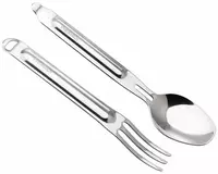 Походный набор столовых приборов (ложка и вилка) NEXTool Stainless Steel Portable Tableware NE20007